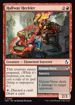 Hallway Heckler // Vicious Verse #85 · Magic: The Gathering