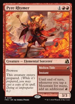 Pyre Rhymer // Molten Tide #91 · Magic: The Gathering