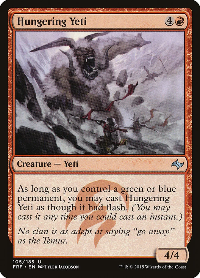 Hungering Yeti 「FRF/105」「EN」