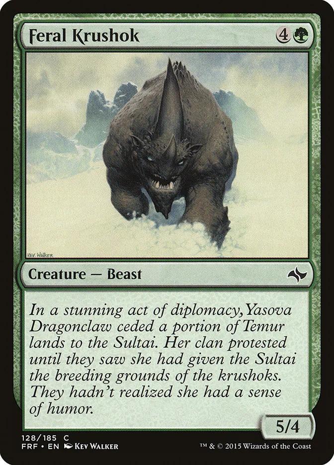 Feral Krushok 「FRF/128」「EN」