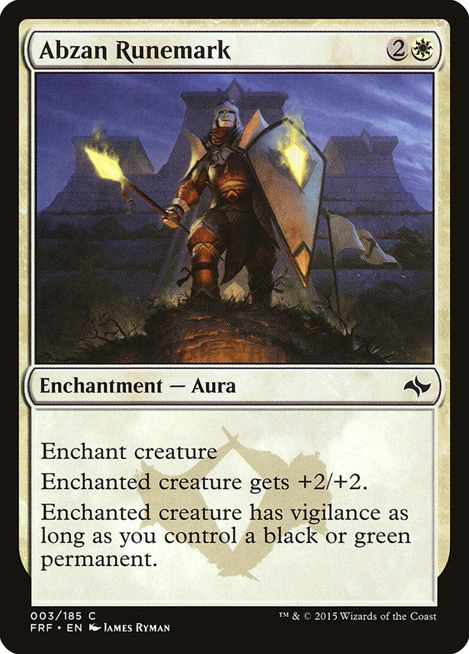Abzan Runemark 「FRF/3」「EN」