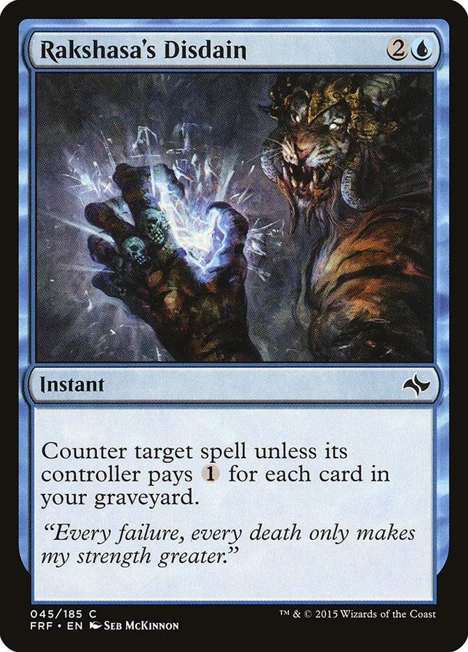 Rakshasa's Disdain 「FRF/45」「EN」