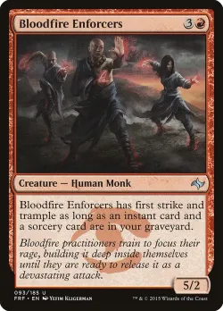 Bloodfire Enforcers #93 · Magic: The Gathering