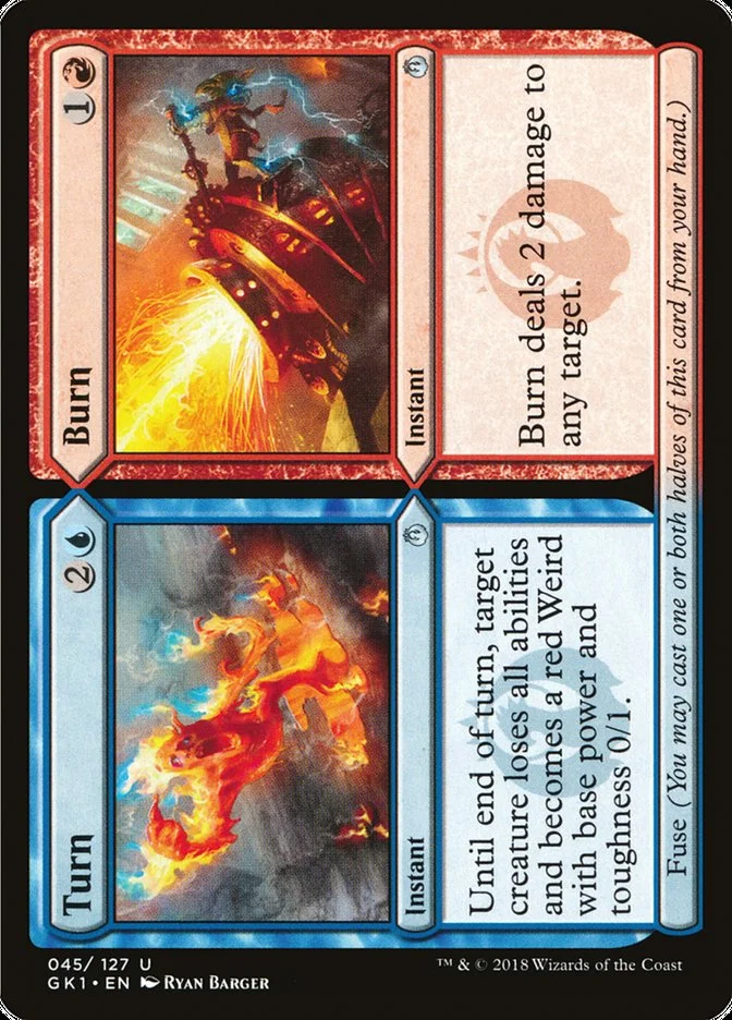 Turn // Burn 「GK1/45」「EN」