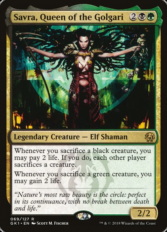 Savra, Queen of the Golgari 「GK1/69」「EN」
