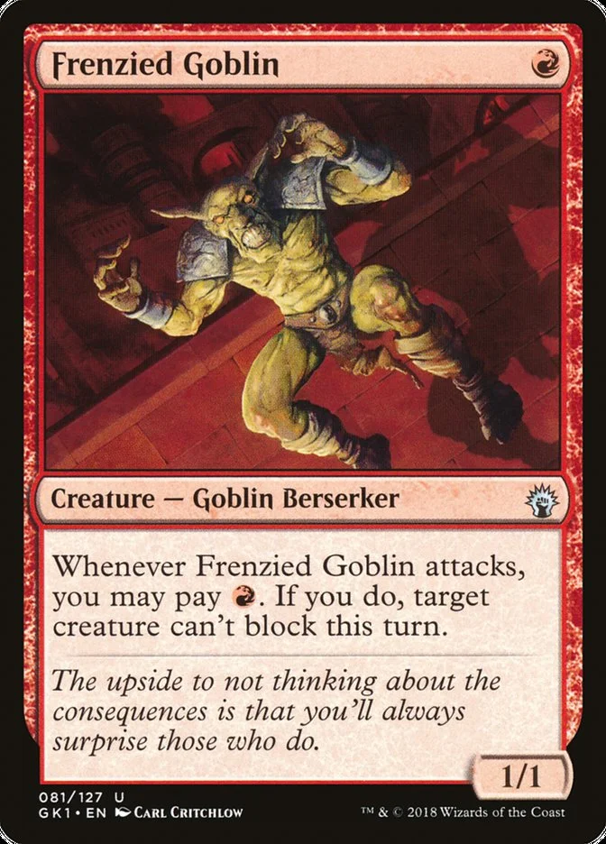 Frenzied Goblin 「GK1/81」「EN」