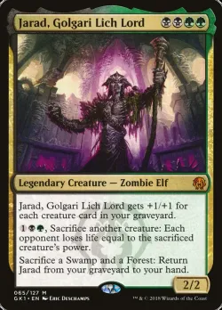 Jarad, Golgari Lich Lord #65 · Magic: The Gathering