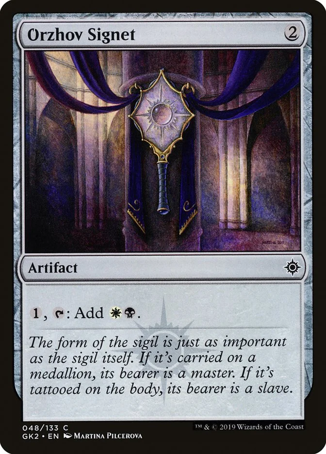 Orzhov Signet 「GK2/48」「EN」
