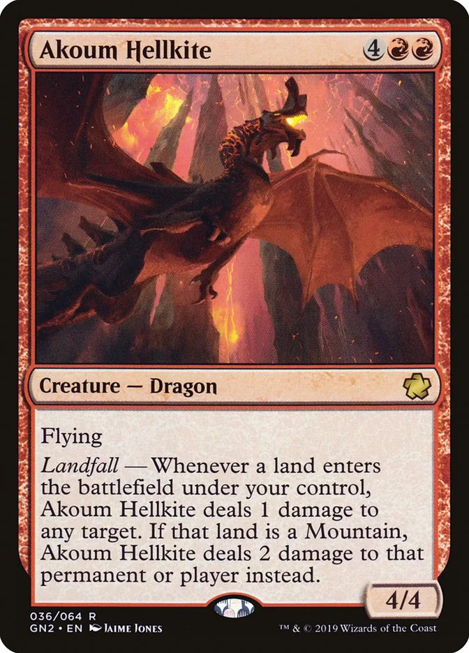 Akoum Hellkite 「GN2/36」「EN」