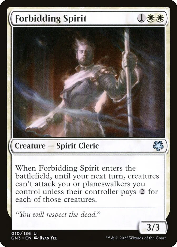 Forbidding Spirit 「GN3/10」「EN」