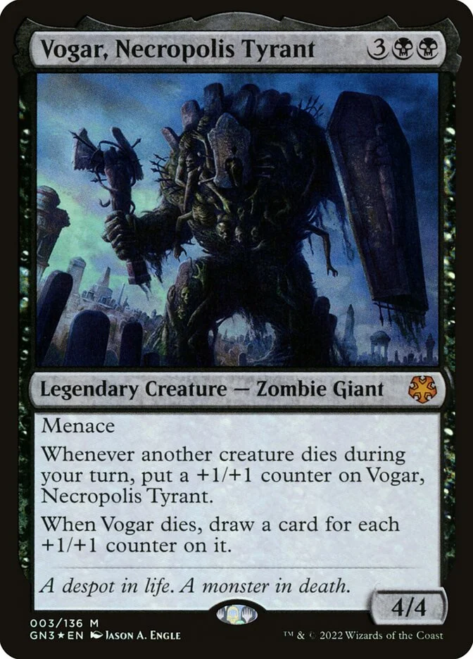 Vogar, Necropolis Tyrant 「GN3/3」「EN」