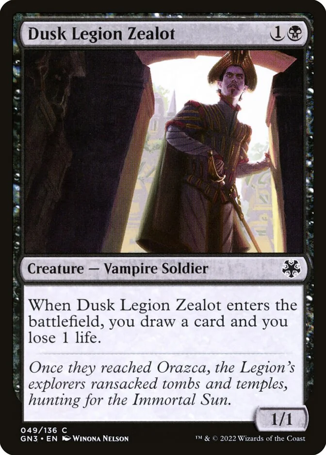 Dusk Legion Zealot 「GN3/49」「EN」