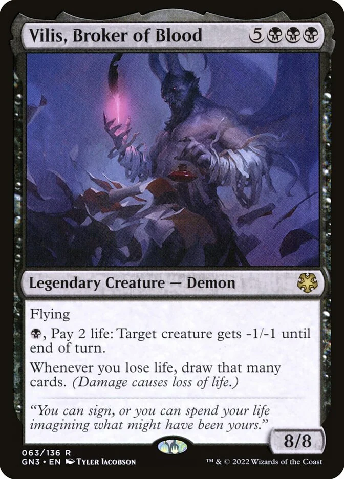 Vilis, Broker of Blood 「GN3/63」「EN」