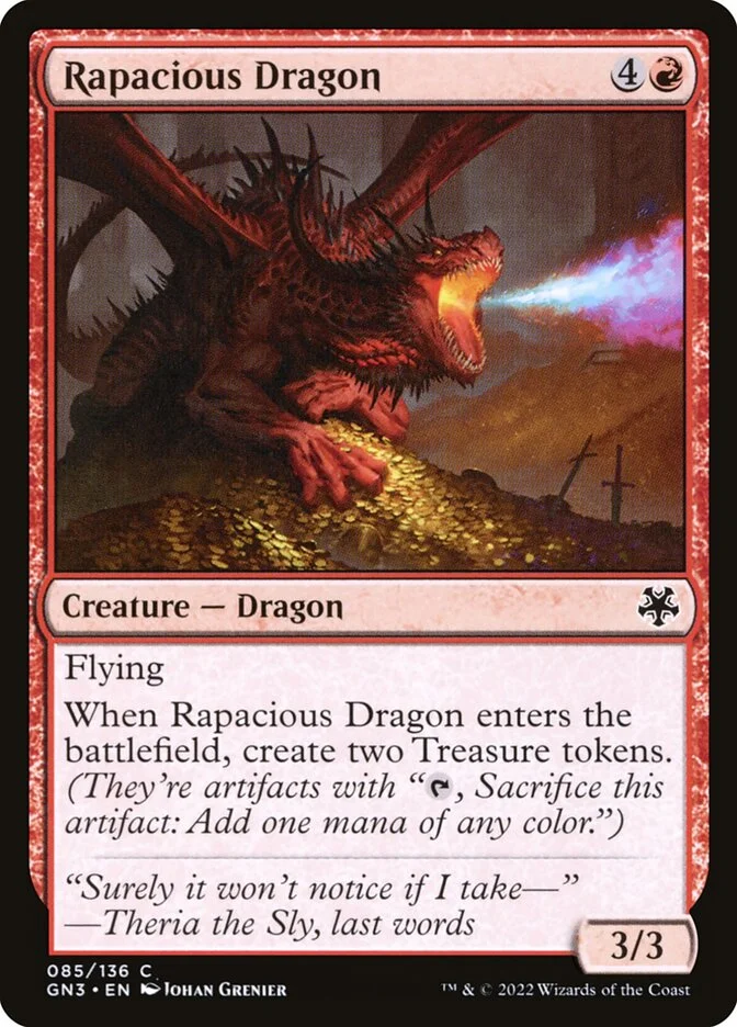 Rapacious Dragon 「GN3/85」「EN」
