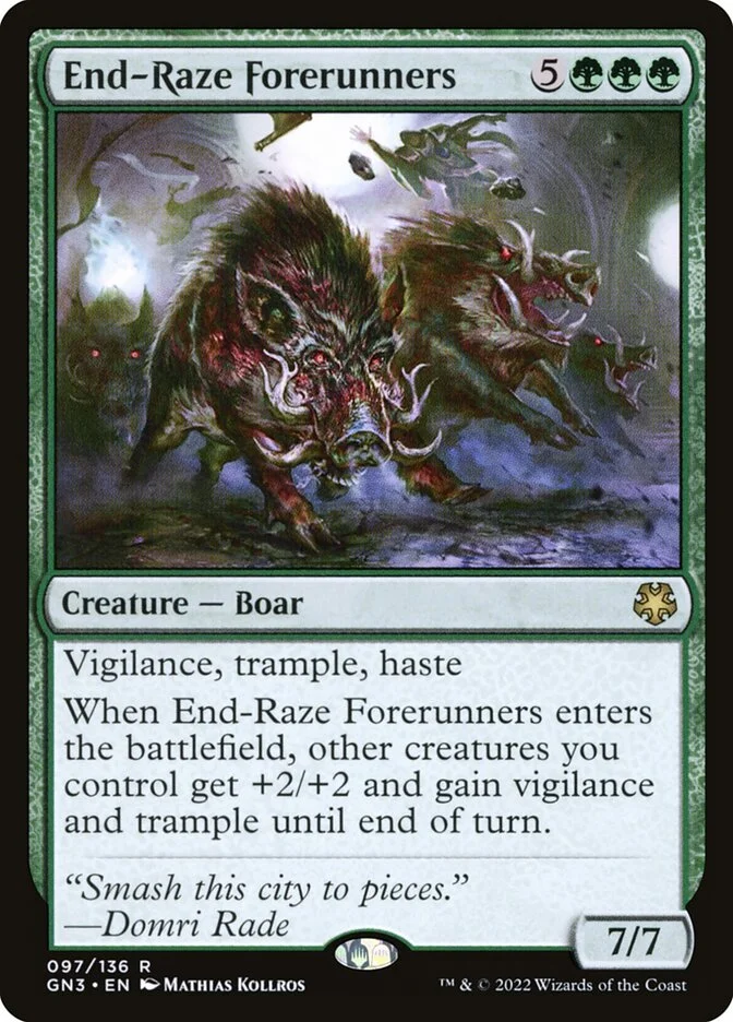 End-Raze Forerunners 「GN3/97」「EN」