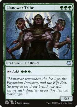 Llanowar Tribe 「GN3/102」「EN」