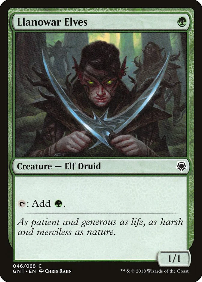 Llanowar Elves 「GNT/46」「EN」