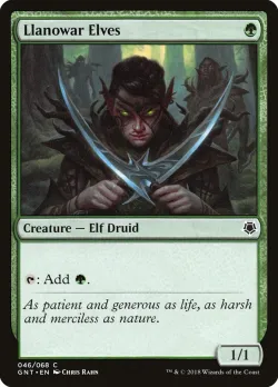 Llanowar Elves 「GNT/46」「EN」