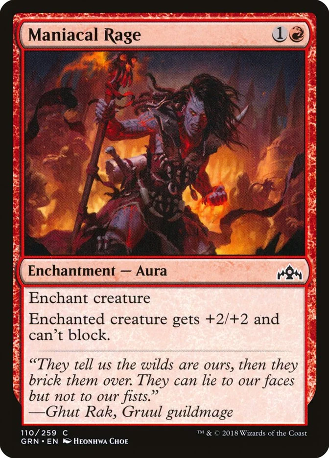Maniacal Rage 「GRN/110」「EN」