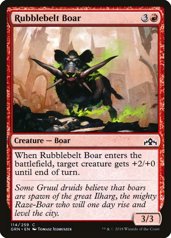 Rubblebelt Boar 「GRN/114」「EN」