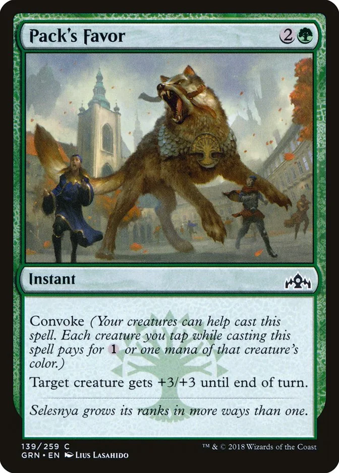 Pack's Favor 「GRN/139」「EN」