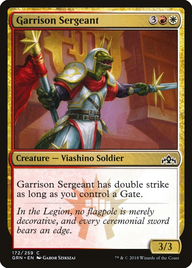 Garrison Sergeant 「GRN/172」「EN」
