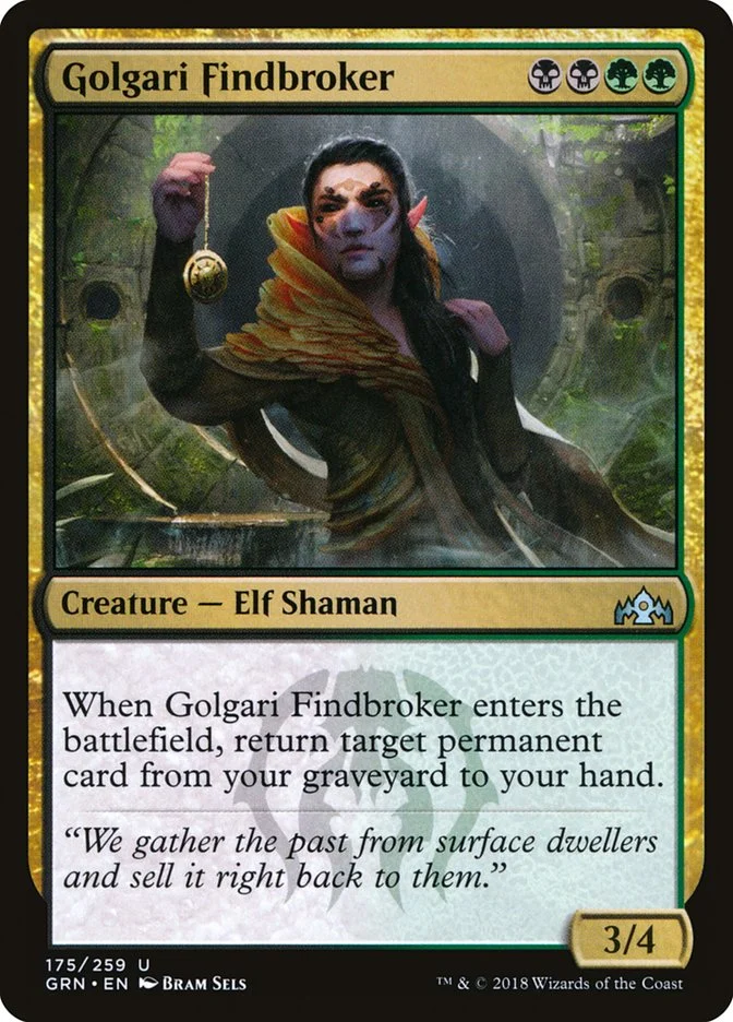 Golgari Findbroker 「GRN/175」「EN」