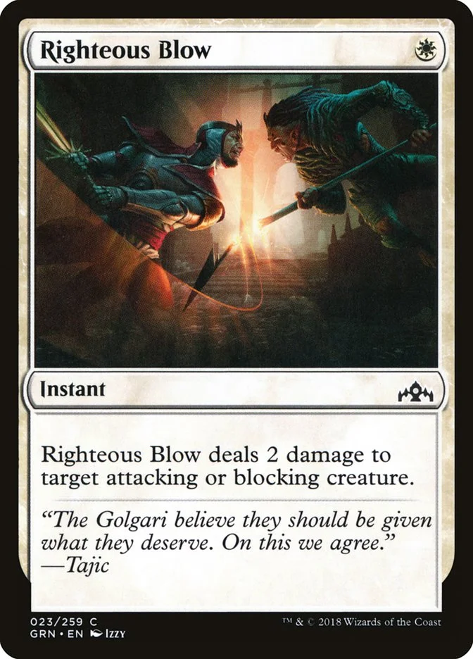 Righteous Blow 「GRN/23」「EN」
