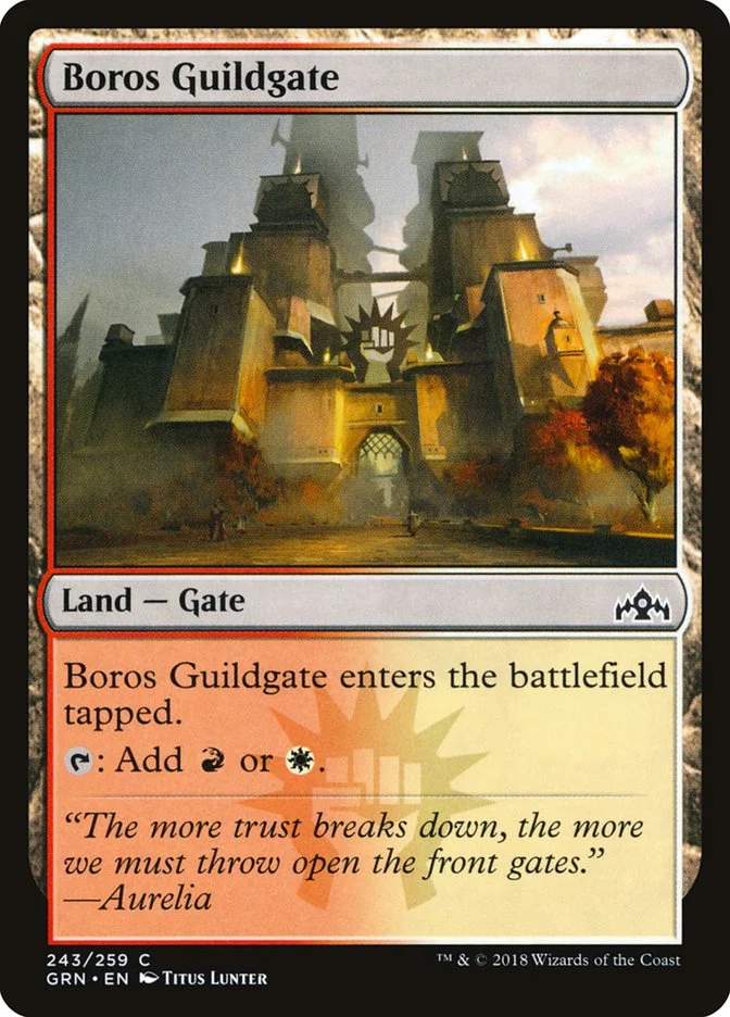 Boros Guildgate 「GRN/243」「EN」