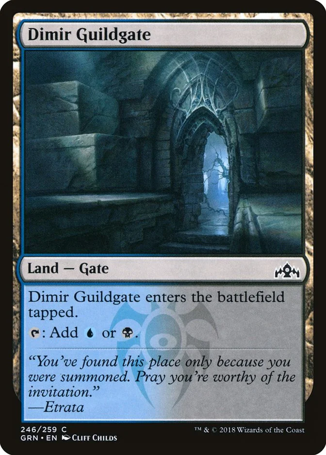 Dimir Guildgate 「GRN/246」「EN」