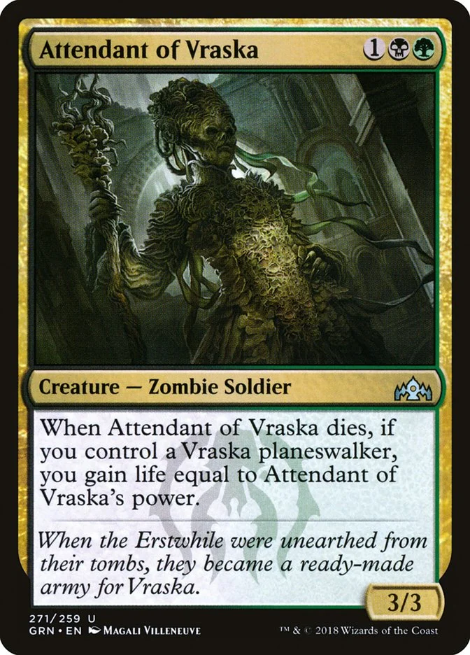 Attendant of Vraska 「GRN/271」「EN」