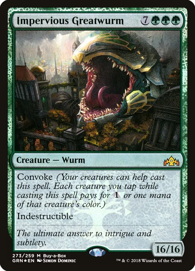 Impervious Greatwurm 「GRN/273」「EN」