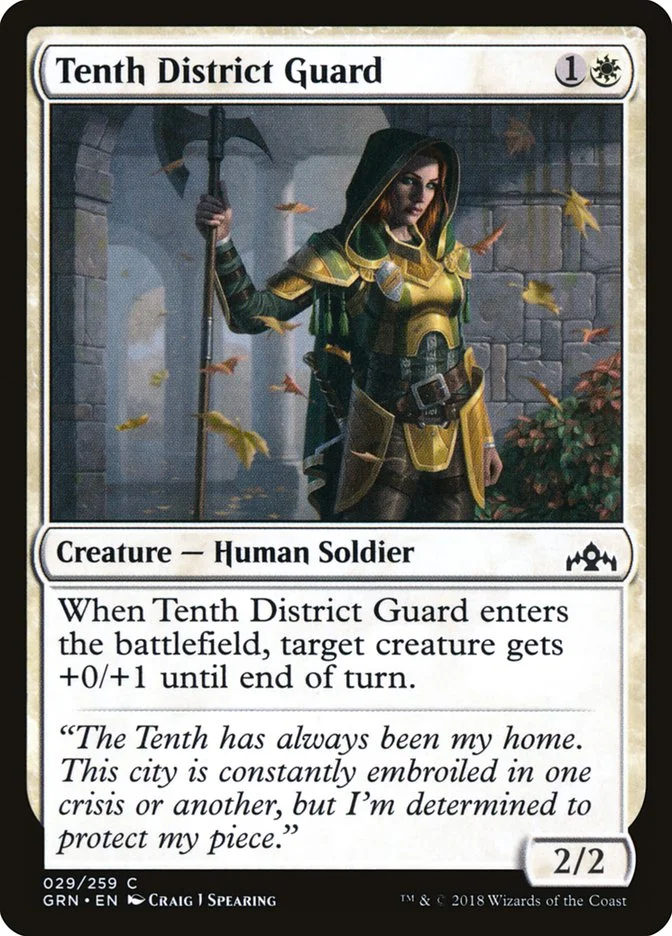 Tenth District Guard 「GRN/29」「EN」