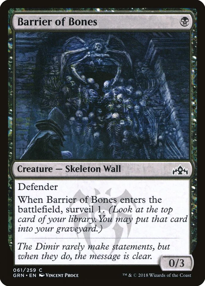 Barrier of Bones 「GRN/61」「EN」