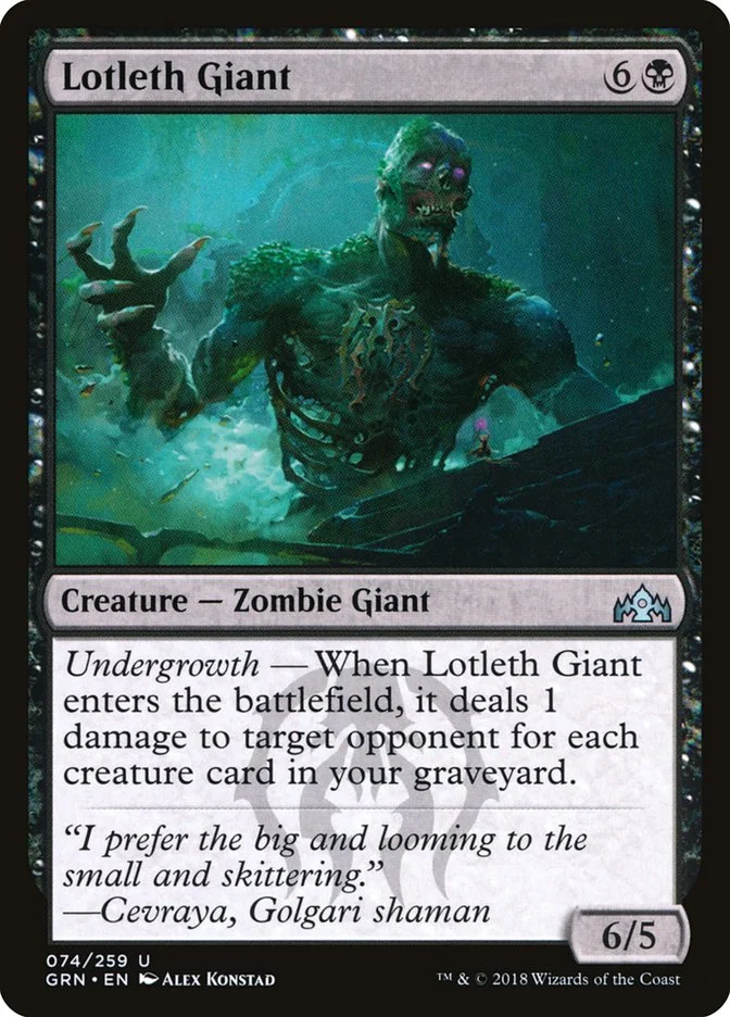 Lotleth Giant 「GRN/74」「EN」
