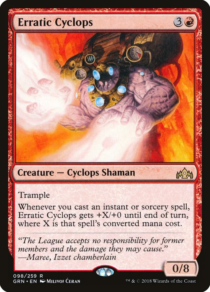 Erratic Cyclops 「GRN/98」「EN」