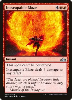 Inescapable Blaze #107 · Magic: The Gathering