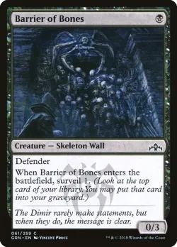 Barrier of Bones #61 · Magic: The Gathering