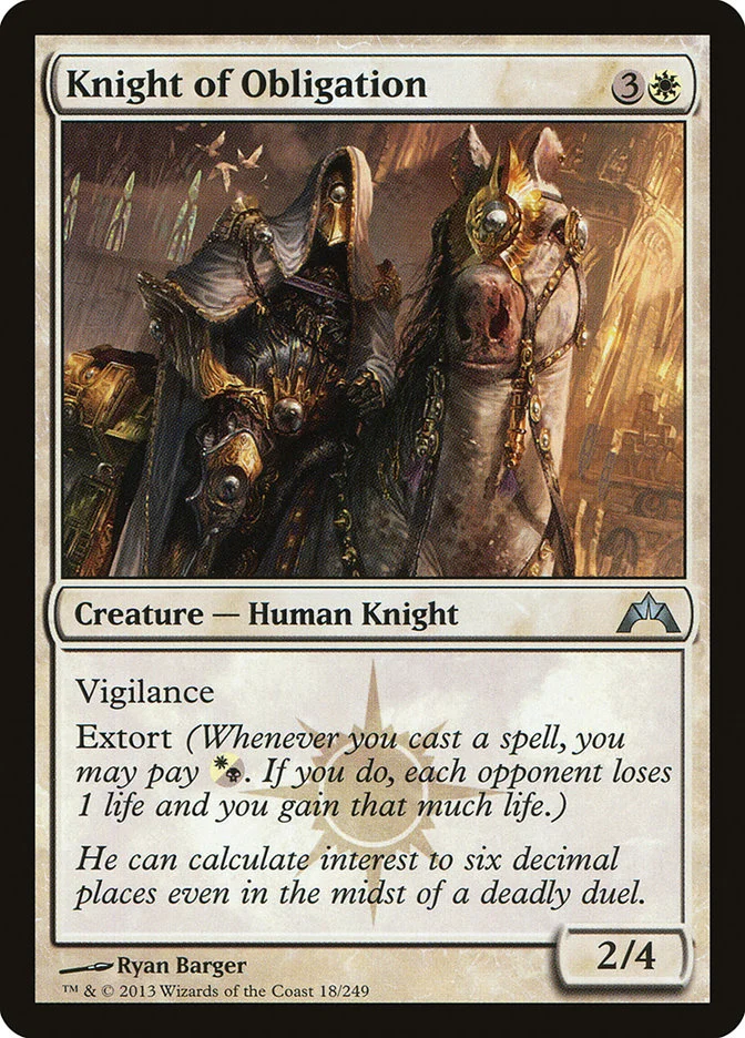 Knight of Obligation 「GTC/18」「EN」