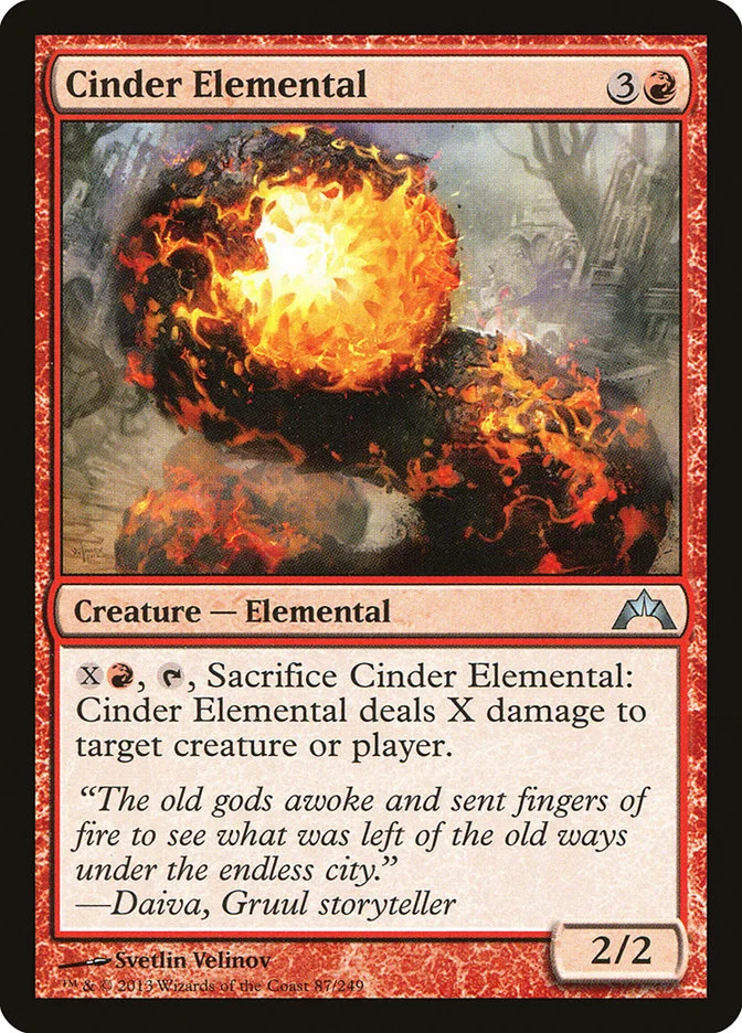 Cinder Elemental 「GTC/87」「EN」