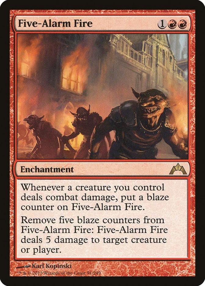 Five-Alarm Fire 「GTC/91」「EN」