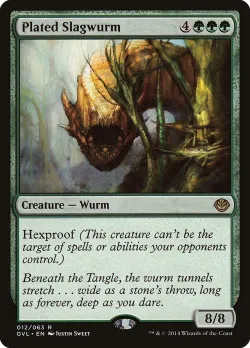 Plated Slagwurm #12 · Magic: The Gathering