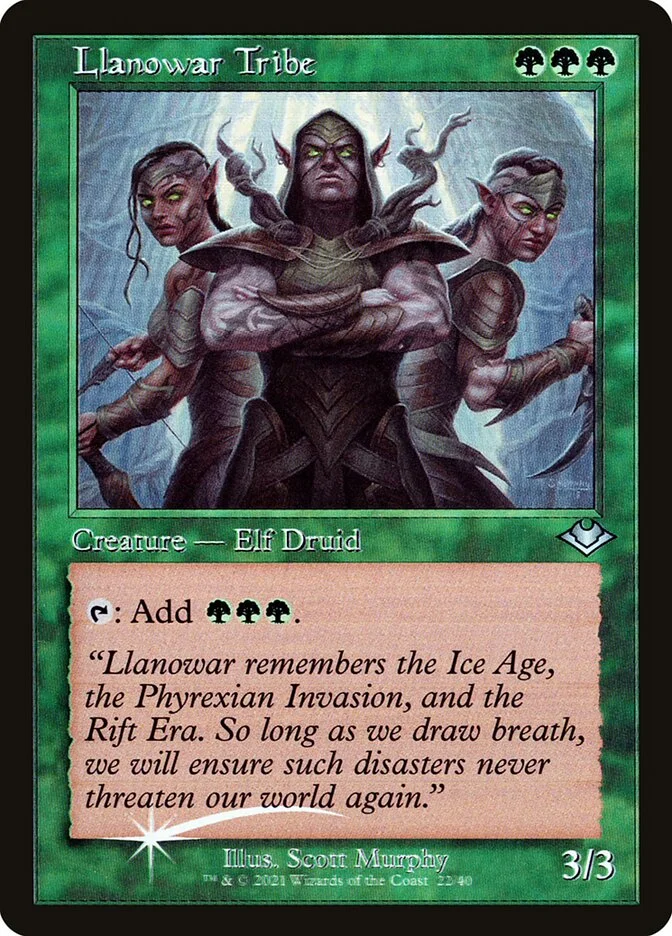 Llanowar Tribe 「H1R/22」「EN」