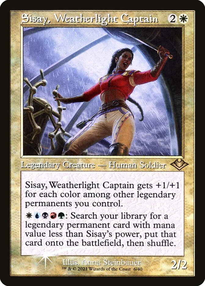 Sisay, Weatherlight Captain 「H1R/6」「EN」