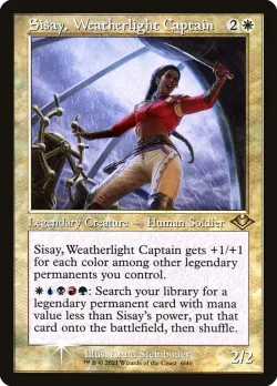 Sisay, Weatherlight Captain 「H1R/6」「EN」