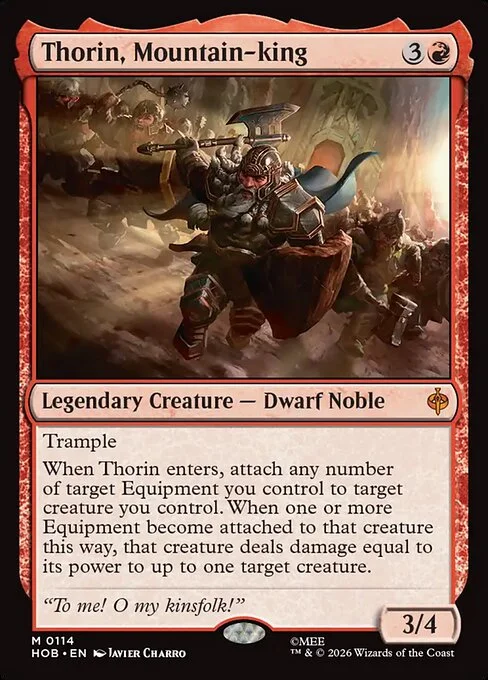 Thorin, Mountain-king 「HOB/114」「EN」