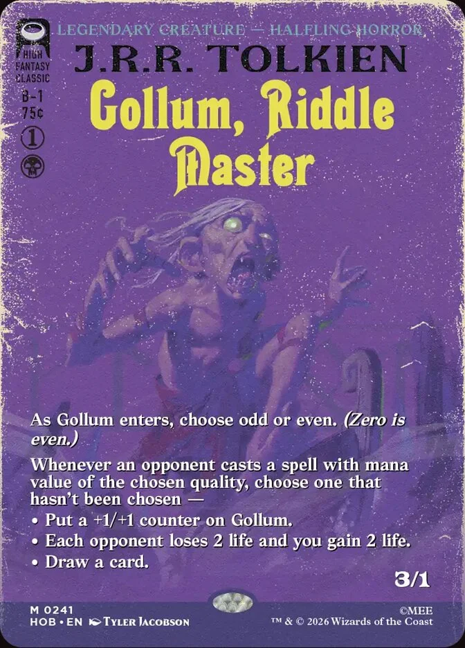 Gollum, Riddle Master 「HOB/241」「EN」