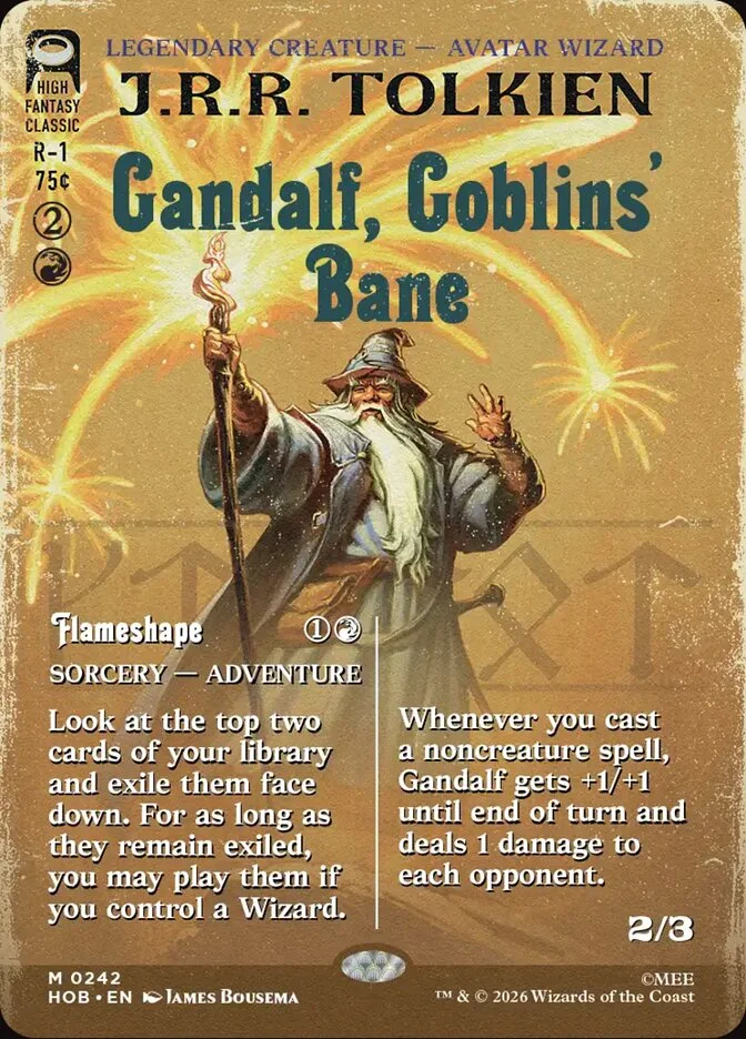 Gandalf, Goblins' Bane // Flameshape 「HOB/242」「EN」