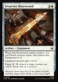 Dwarven Shortsword #10 · Magic: The Gathering