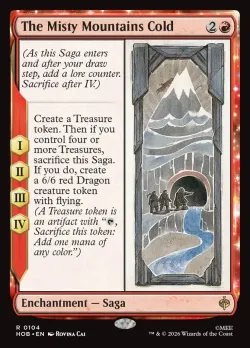 The Misty Mountains Cold #104 · Magic: The Gathering